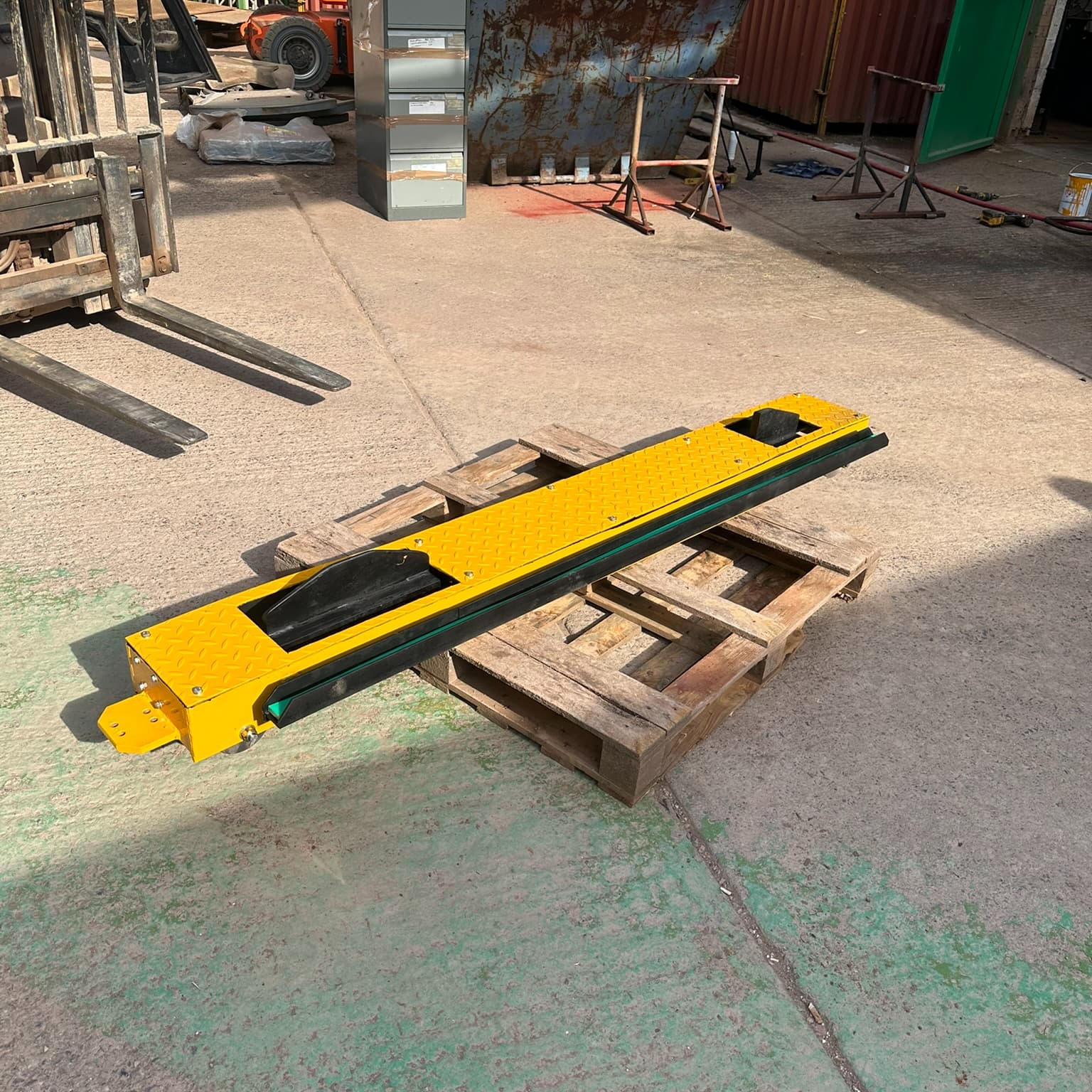 Fabrication workshop floor