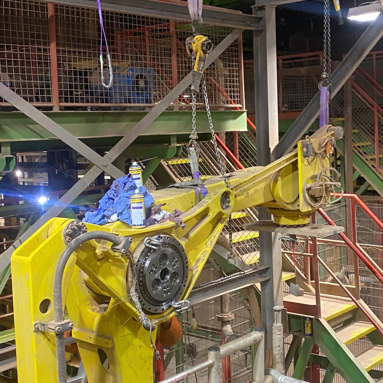 FANUC robot recovery — diagnostics