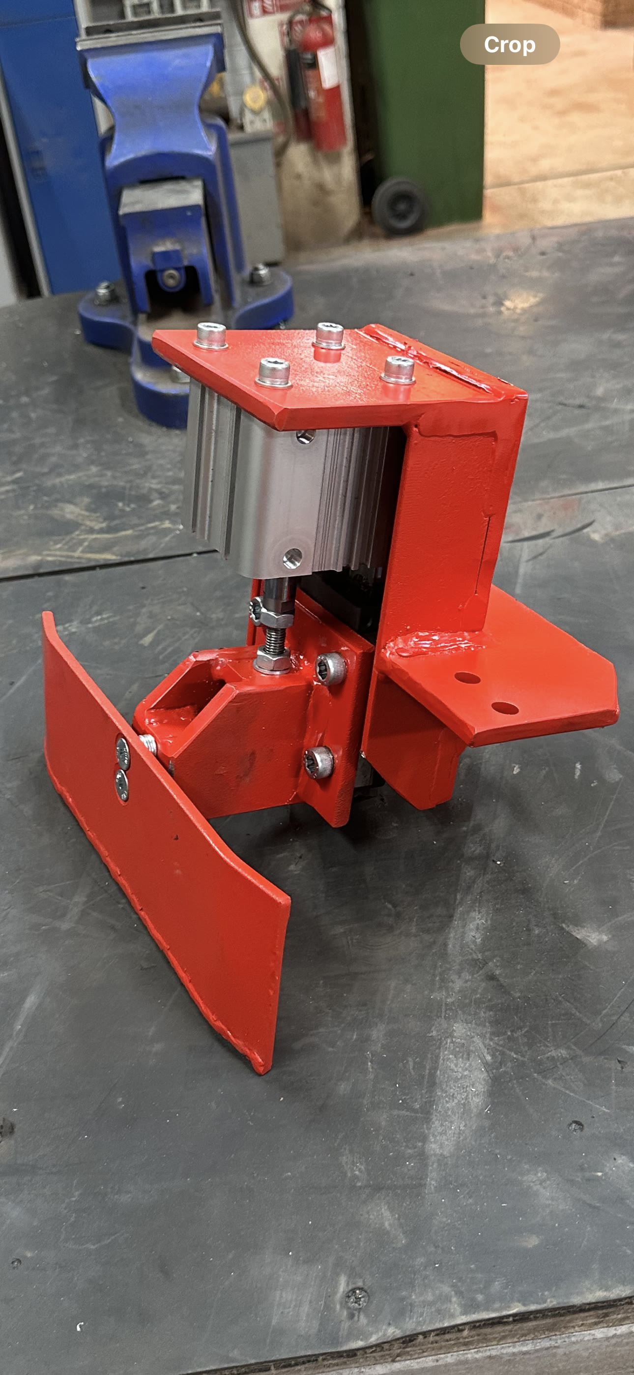 Slug cutter clamp